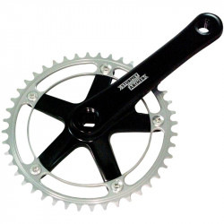 Sturmey Archer FCT68 SingleSpeed/Fixie négyszögtengelyes hajtómű fekete-ezüst Hajtómű Sturmey Archer