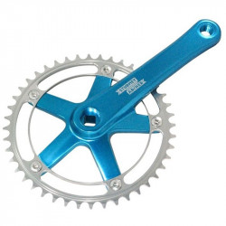 Sturmey Archer FCT68 SingleSpeed/Fixie négyszögtengelyes hajtómű kék-ezüst Hajtómű Sturmey Archer