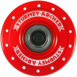 Sturmey Archer HBT pálya első kerékagy [32L, vörös]