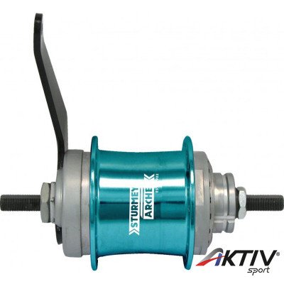 Sturmey Archer S2 DuoMatic KickShift kontrás agyváltó [36L, kék]