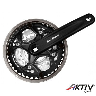 Sunrace FCM52 170mm 24/34/42T négyszögtengelyes hajtómű [Dobozos]