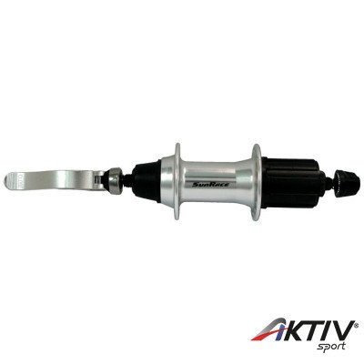 Sunrace HBM53R 8seb hátsó kerékagy (gyorszáras) [36L, ezüst]