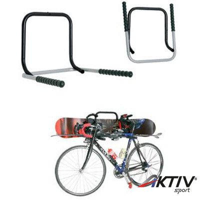 Velomann Stocker kerékpártartó falra (3 kerékpárhoz) Tárolás [fekete-piros]