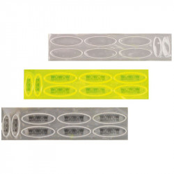 Wowow Helmet Stickers fényvisszaver Láthatóság Kerékpár tartozékok Wowow