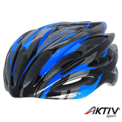 Rock Machine Elite normál sisak [54-60 cm, kék-fekete]