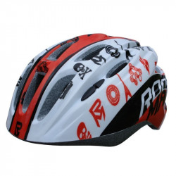 Rock Machine Junior gyermek sisak [52-58 cm, Piros-fehér-fekete] Rock Machine