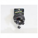 Rock Machine Spiral 180x12 huzalos zár [fekete]