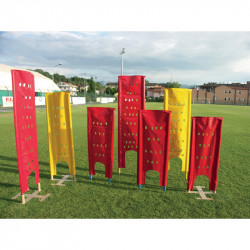 Leszúrható sorfal bábu antiwind, 160 cm Sportszer Barret