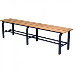 Festett acél öltözőpad, 2 m, egyoldalas Sportszer Barret