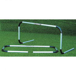 Foci alumínium gát, 30 cm 28 mm ezüst-fekete Sportszer Barret