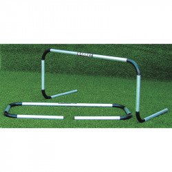 Foci alumínium gát, 30 cm 28 mm ezüst-fekete Sportszer Barret