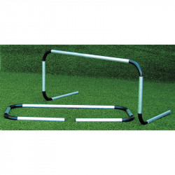 Foci alumínium gát, 50 cm 28 mm ezüst-fekete