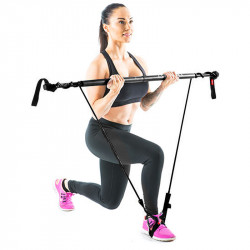 Fitnesz rúd Gymstick Original erős fekete