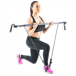 Fitnesz rúd Gymstick Original extra erős ezüst