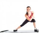 Csúszó tornaszőnyeg Gymstick Pro 230 cm fekete