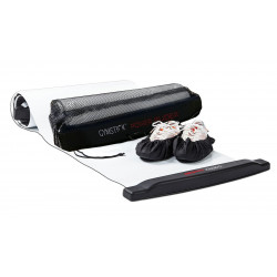 Csúszó tornaszőnyeg Gymstick Pro 230 cm fekete