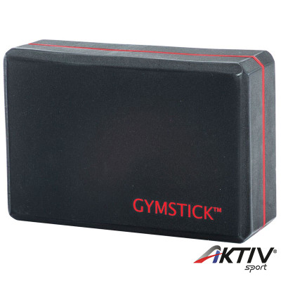 Jóga tégla Gymstick 23x7,5x15 cm fekete