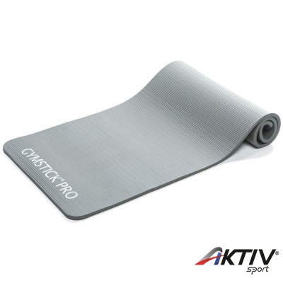 Fitnesz szőnyeg Gymstick szürke 170x60x1,5 cm