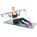 Fitnesz szőnyeg Gymstick szürke 170x60x1,5 cm