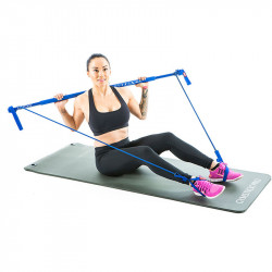 Fitnesz szőnyeg Gymstick fekete 140x60x1 cm