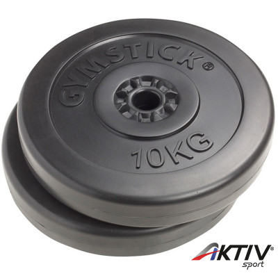 Súlyzótárcsa Gymstick vinyl 2x10kg