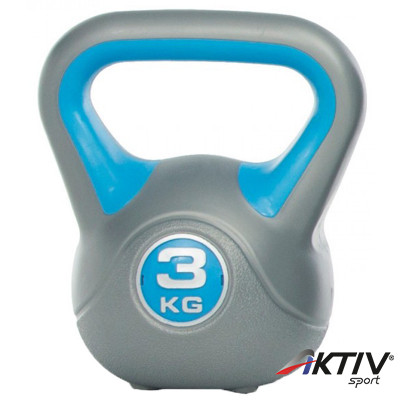 Műanyag kettlebell Gymstick 3 kg