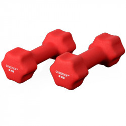 Neoprén súlyzó Gymstick 2x2 kg piros Fitness Gymstick
