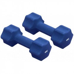 Neoprén súlyzó Gymstick 2x4 kg kék Fitness Gymstick