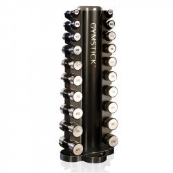 Súlyzóállvány torony Gymstick króm súlyzóknak Fitness Gymstick