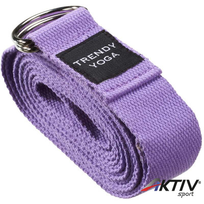 Trendy Jóga szalag, 300x4x0,2 cm, lila