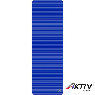 Fitnesz szőnyeg Trendy ProfiGymMat Professional 180x60x1,5 cm kék