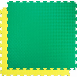 Puzzle szőnyeg Trendy Double Competition Profi 100x100x2 cm sárga-zöld Sportszer Trendy
