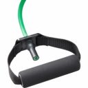 Trendy gumikötél szivacs fogantyúval közepes zöld