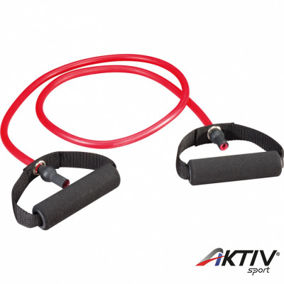 Trendy gumikötél szivacs fogantyúval erős piros