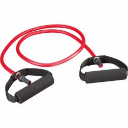 Trendy gumikötél szivacs fogantyúval erős piros Fitness Trendy