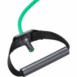 Trendy gumikötél műanyag fogantyúval közepes zöld