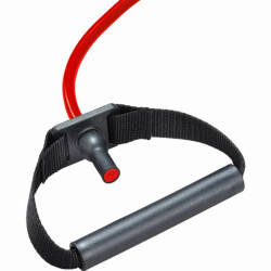 Trendy gumikötél műanyag fogantyúval erős piros