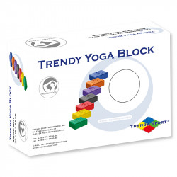 Trendy Jóga tégla 23x15x7,5 cm lila