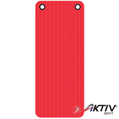 Fitnesz szőnyeg Trendy ProfiGymMat Professional 140x60x1,5 cm felakasztható piros