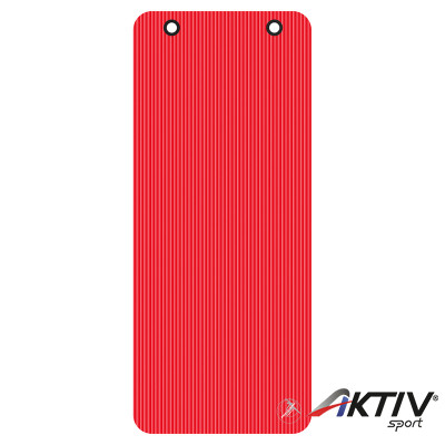 Fitnesz szőnyeg Trendy ProfiGymMat Professional 190x80x1,5 cm felakasztható piros