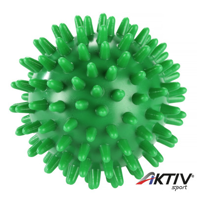 Tüskés masszírozó labda Trendy 7 cm zöld