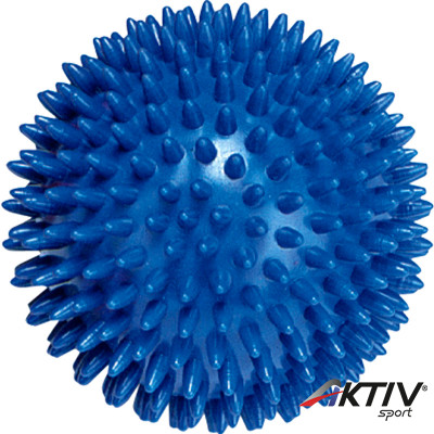 Tüskés masszírozó labda Trendy 10 cm kék