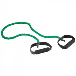 Erősített gumikötél közepes zöld Fitness Trendy