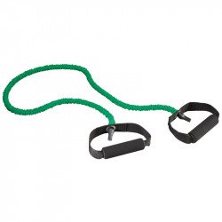 Erősített gumikötél közepes zöld Fitness Trendy