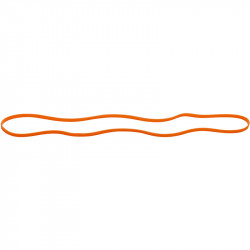 Gumiszalag Trendy Power Band extra gyenge narancssárga Fitness Trendy