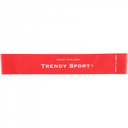 Láberősítő gumihurok Trendy erős piros Fitness Trendy