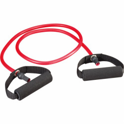 Trendy gumikötél szivacs fogantyúval latex, piros Fitness Trendy