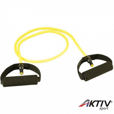 Trendy gumikötél szivacs fogantyúval latex, sárga