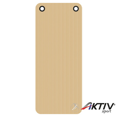 Fitnesz szőnyeg Trendy ProfiGymMat 140x60x1 cm felakasztható bézs