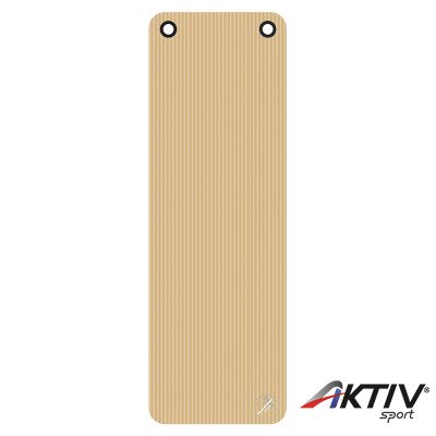 Trendy ProfiGymMat 180x60x1 cm fitnesz szőnyeg bézs felakasztható
